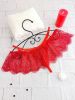 Яскравий комплект з мережива шантільї Ameli 1222